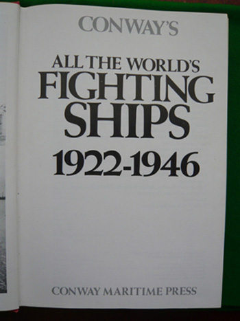 All the Worlds Fighting Ships 1922-1946